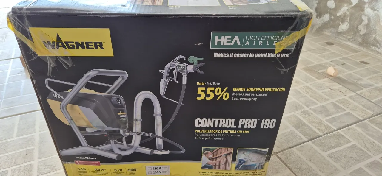 Pulverizador de Pintura Airless Wagner Control Pro 190