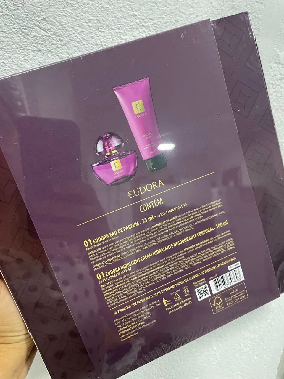 Kit Eudora perfume 35ml e hidratante 100mp - Foto 2