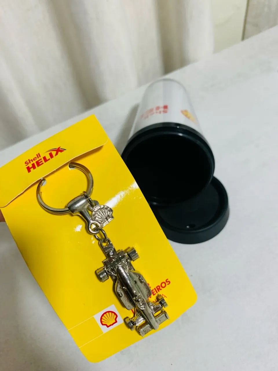 Copo + chaveiro edição limitada shell hélix  - Foto 2