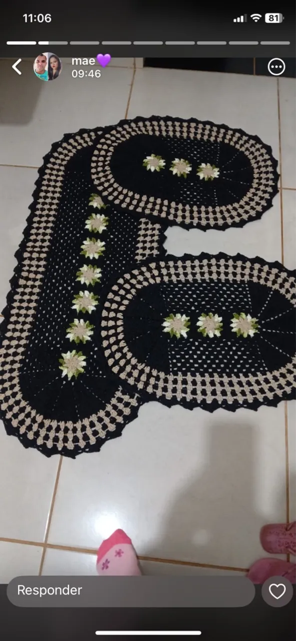 Tapete de Crochê Artesanal Exclusivo