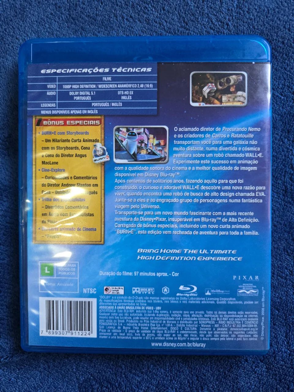 Blu-ray Wall-E (Original) - Foto 2