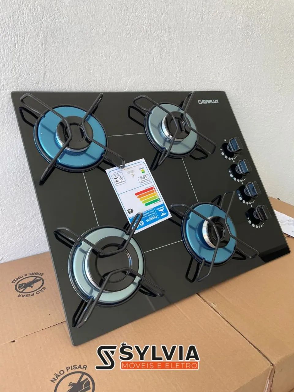 Cooktop ChamaLux 4 Bocas - Design Moderno - Foto 3