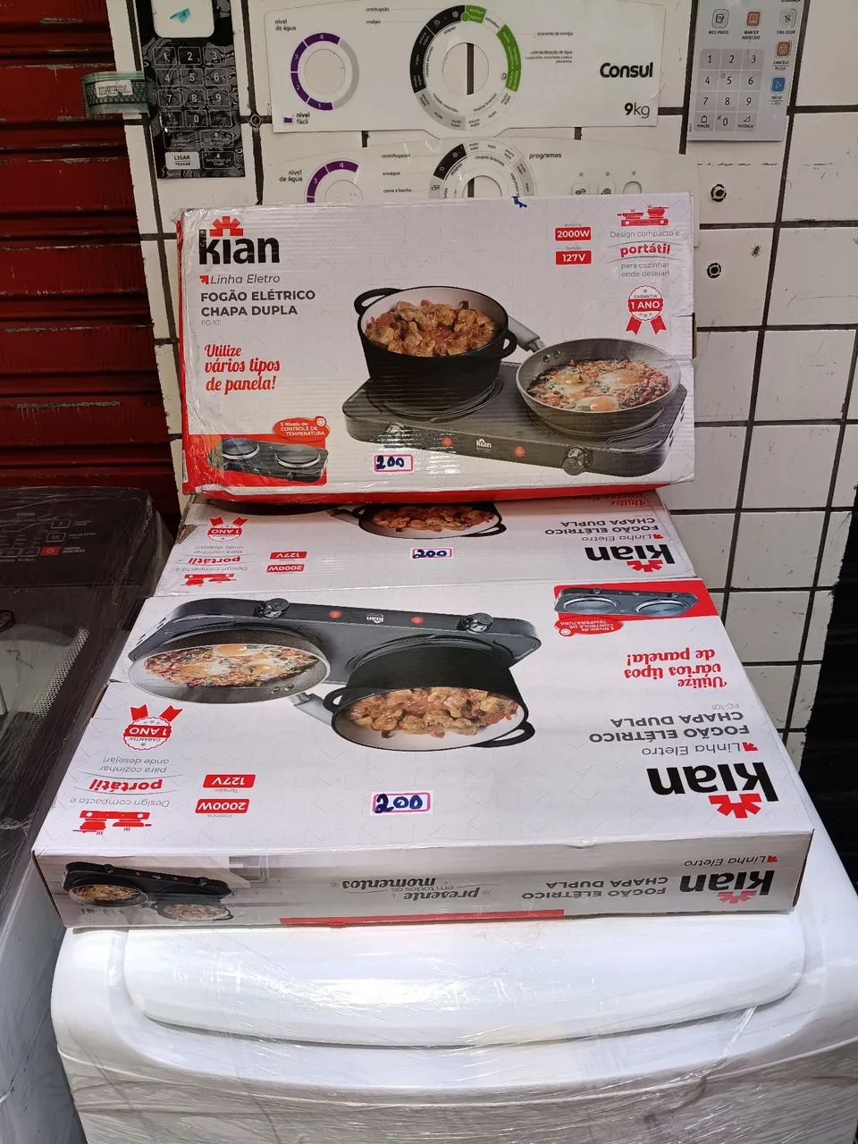 Fogão 2 bocas novo com garantia  - Foto 3