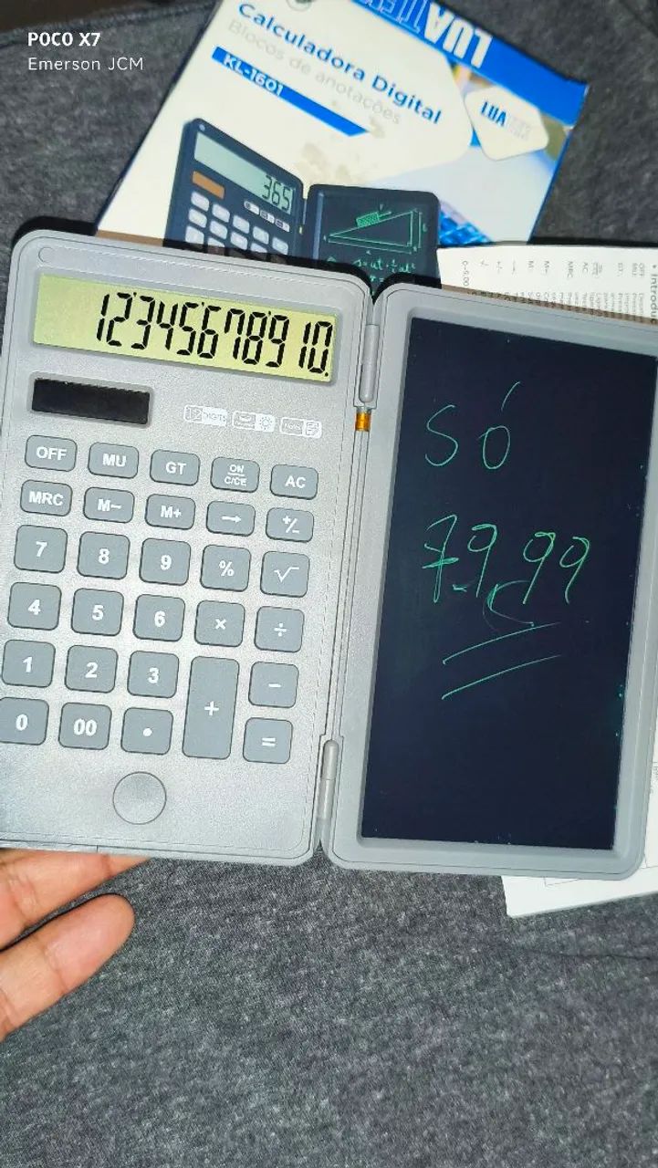  Calculadora Digital Luatek KL-1601!  NOVA. - Foto 3