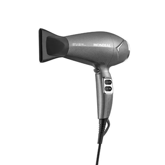 SECADOR DE CABELOS MONDIAL SPACE SHINE SC-20 2000W GRAFITE 220V 4002-02 - Foto 2