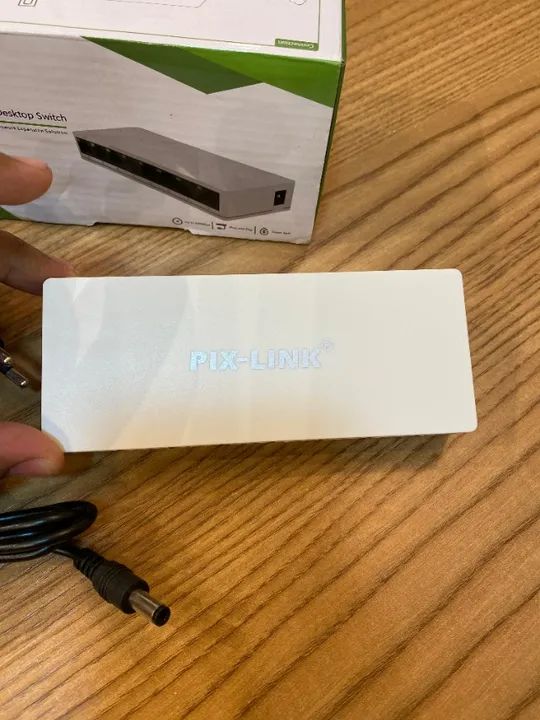 Switch 8 Portas Hub Cabo 10/100 Mbps Rede Ethernet Rj45 - Foto 3