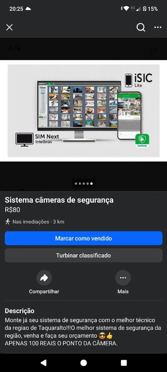 Instalação e manutenção de câmeras de segurança. - Foto 5