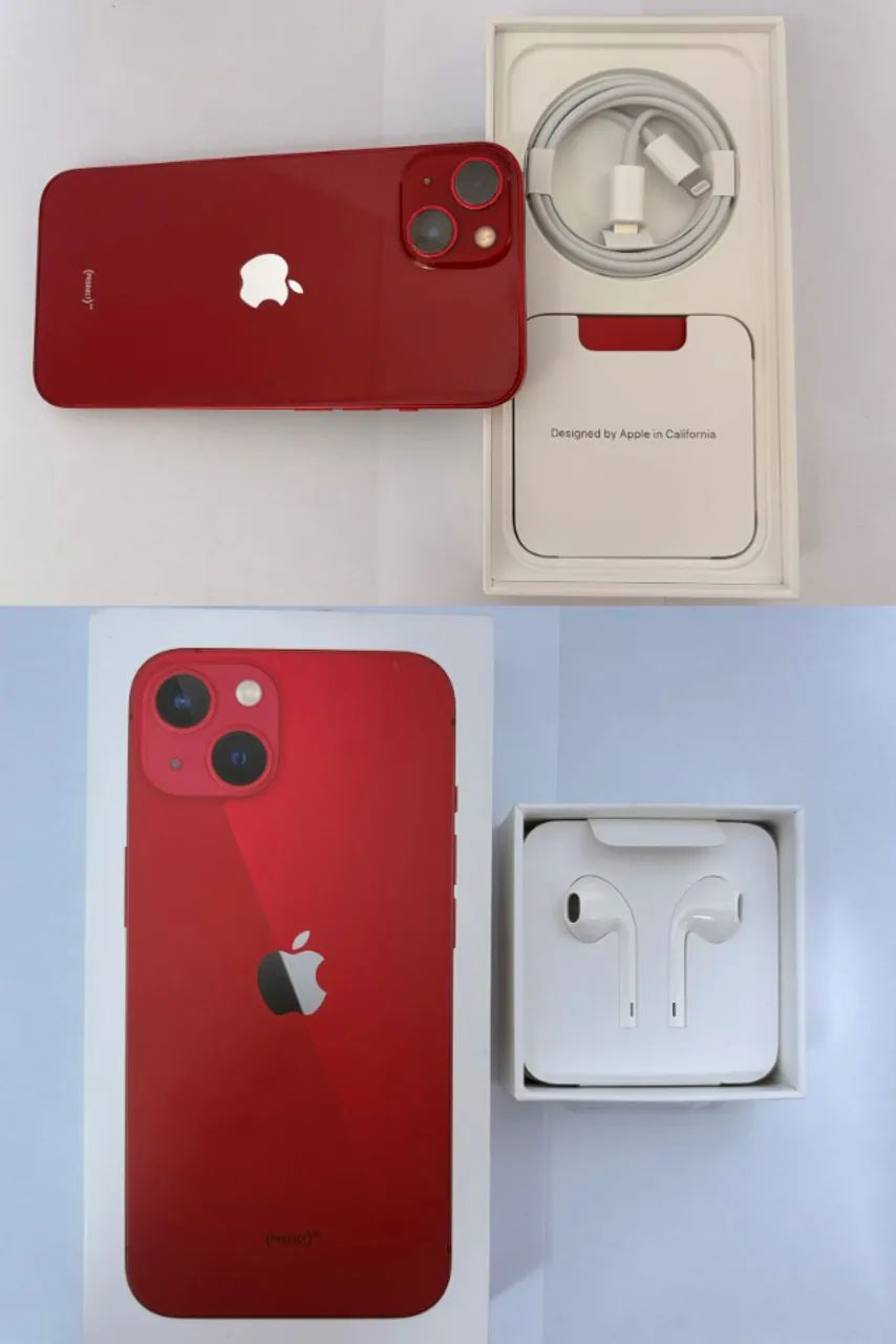 APPLE iPhone 13 Vermelho (PRODUCT red) 512GB - Celulares e