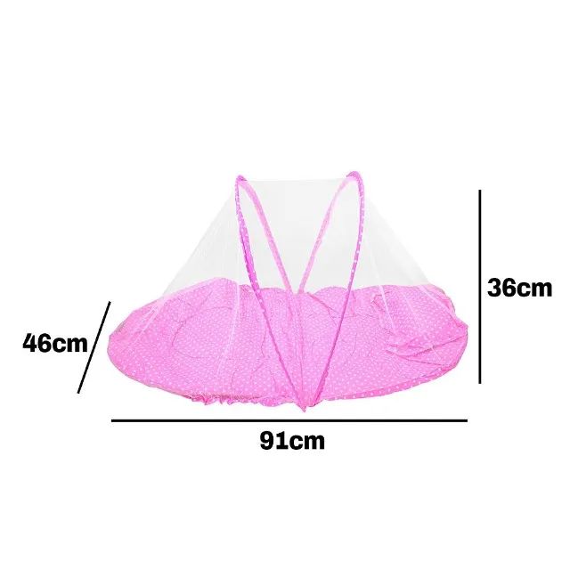 Mini Berço De Bebe Portátil Com Mosquiteiro Ninho Acolchoado - Foto 3