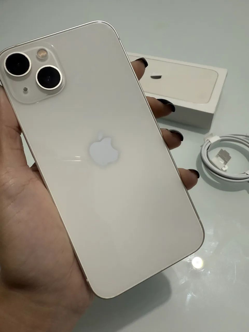 iPhone13 128GB 白/ホワイト Smartphone Apple iPhone 13, 128GB, Branco Estelar, 5G, 6.1