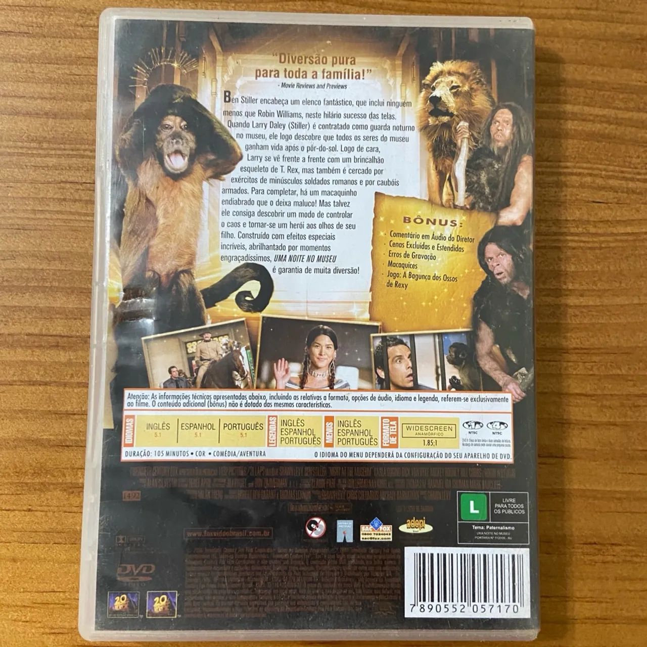 Uma Noite no Museu - DVD64318335849731123