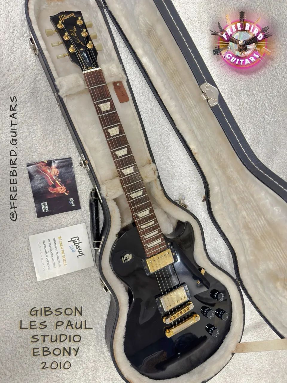 Gibson Les Paul Studio 2010 - Ebony - USA | Hard Case Original +