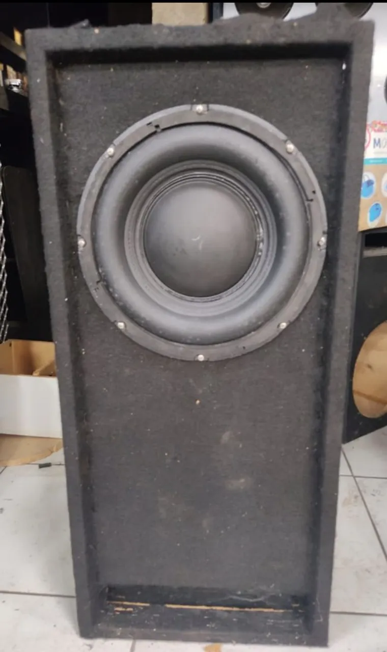 Subwoofer Bravox edx 12 polegadas modificado para competição bobina simples 2 ohms