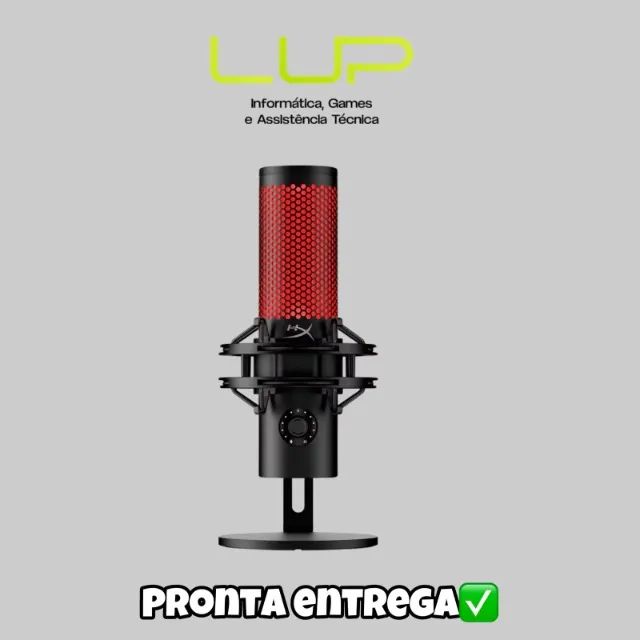 Microfone gamer Hyperx Quadcast 2 - Pronta entrega (Loja Física) - Foto 4