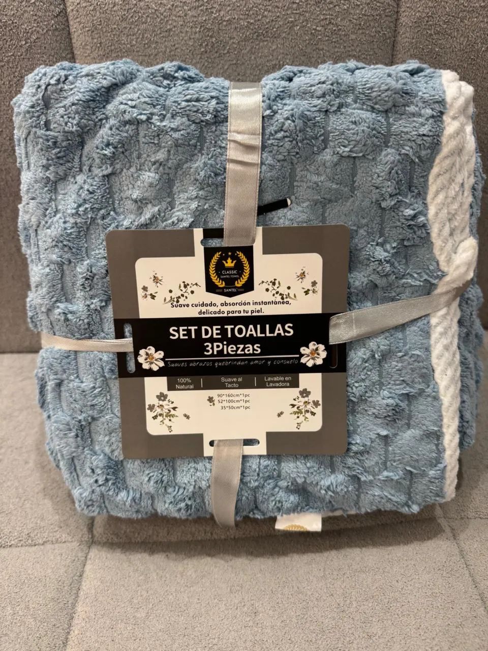 KIT 3 TOALHAS DE BANHO IMPORTADAS - Foto 3