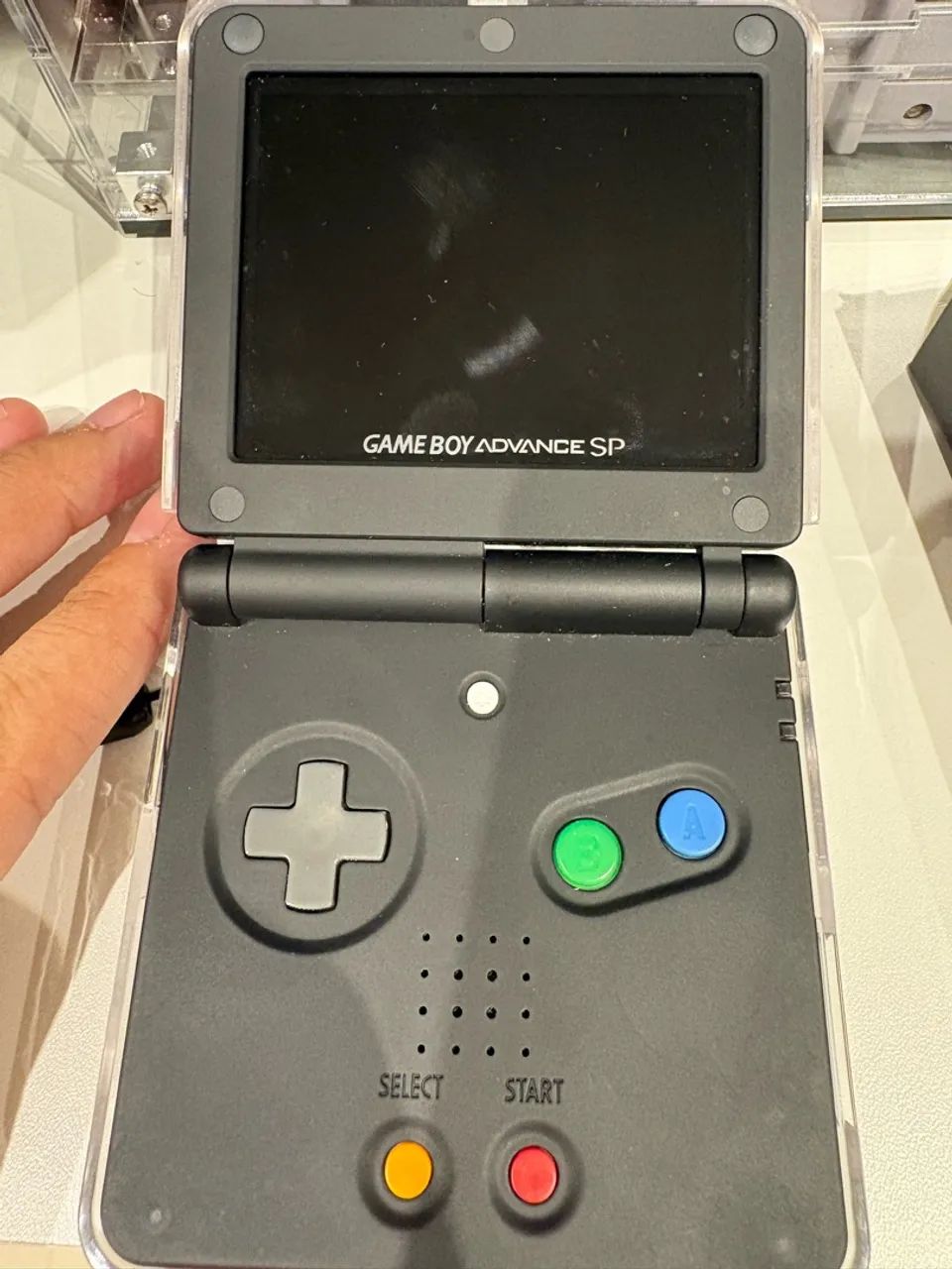 GBA SP AGS 101 com tela ips e Everdrive EZ Flash Omega