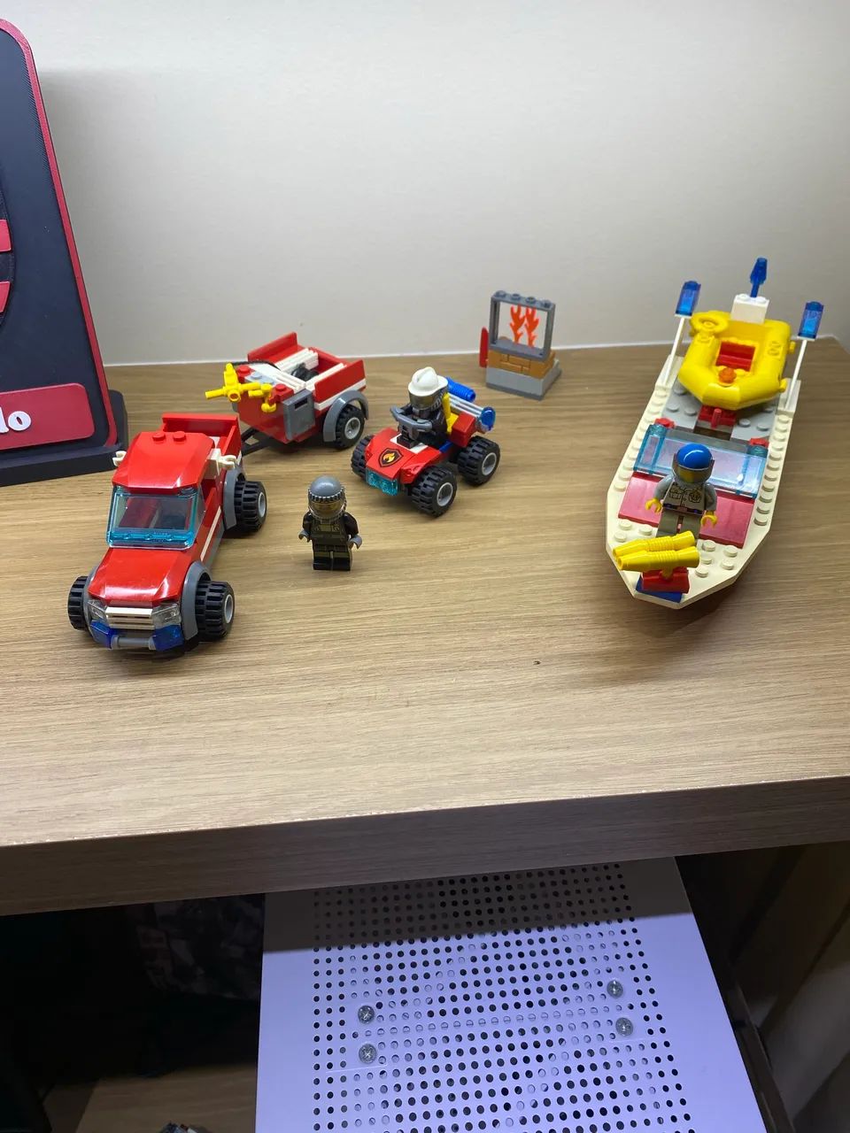 Kit bombeiro lego