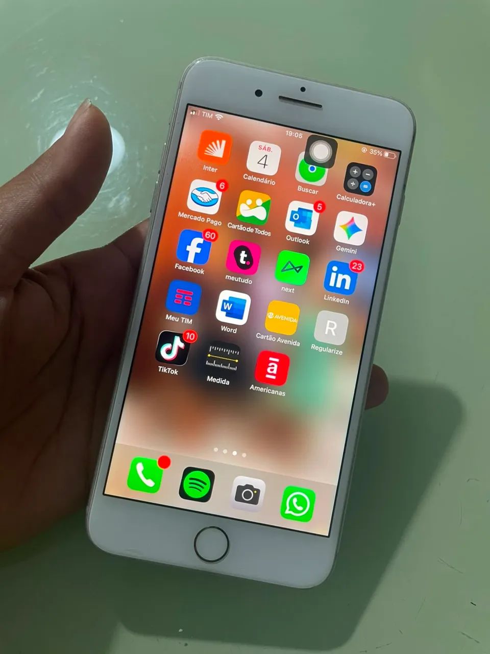 iPhone 8 Plus 64GB Somente Troca - Foto 2