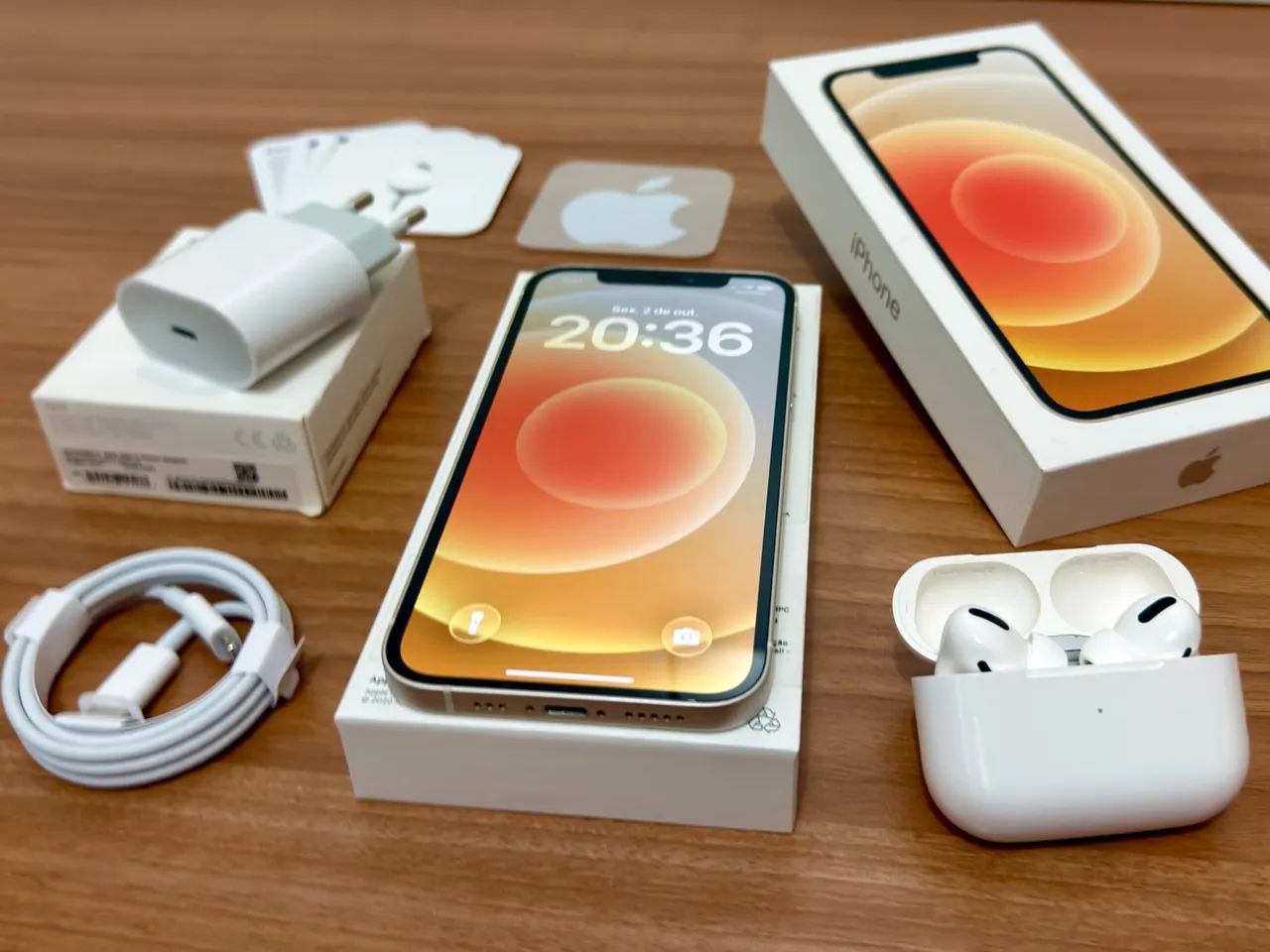 iPhone 12 256GB Branco Único Dono Impecável - Como Novo - Foto 2