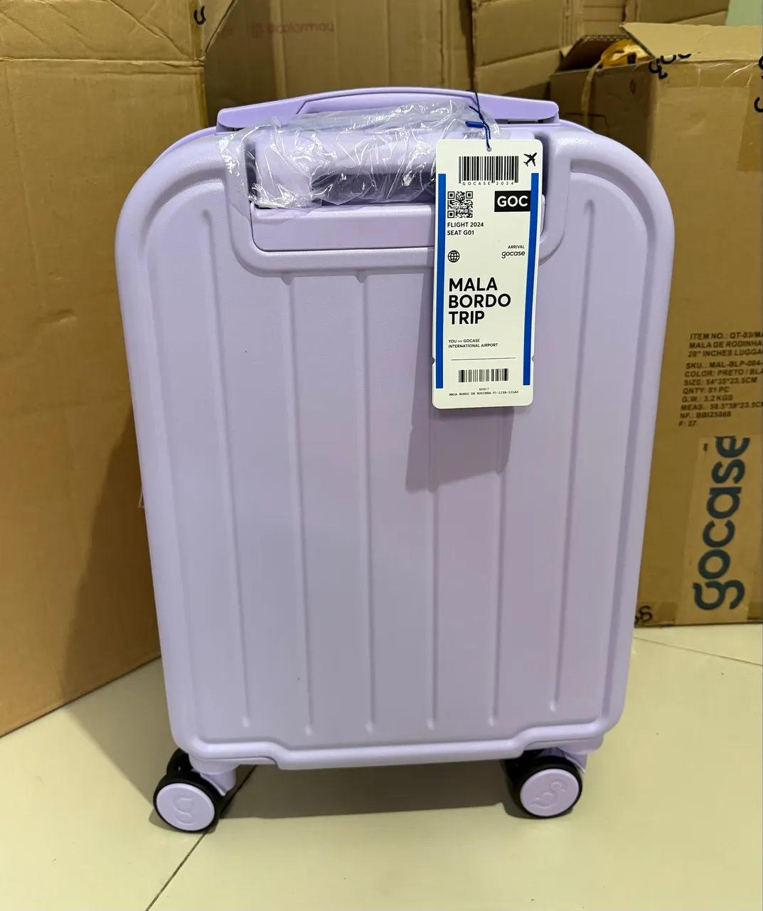 Mala de bordo 10kg gocase original na promoção 