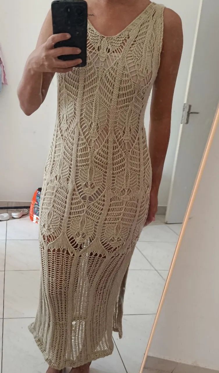 Vestido crochê  - Foto 2