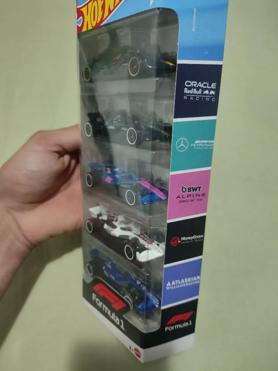 Kit 5 carros Hot Wheels Formula 1 - Foto 2