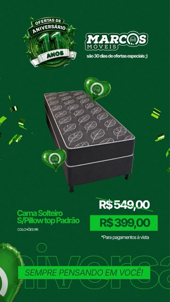 CAMA DE SOLTEIRO COM ENTREGA POR NOSSA CONTA!! - Foto 4