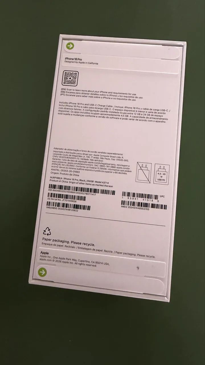 iPhone 18 Pro 256gb - Foto 3