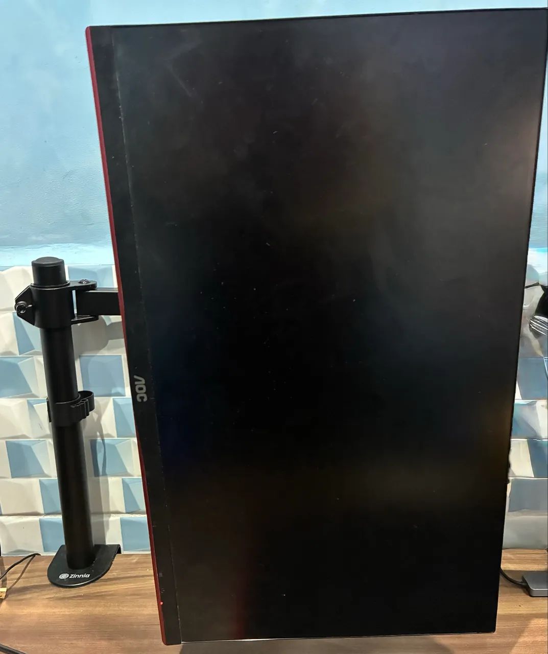 Monitor AOC 24 Polegadas IPS 75 hz + Braço Articulado - Foto 2