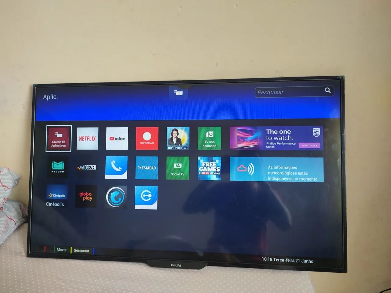 Smart TV AOC 43 Polegadas - NÃO ATUALIZA OS APPS  - Foto 2