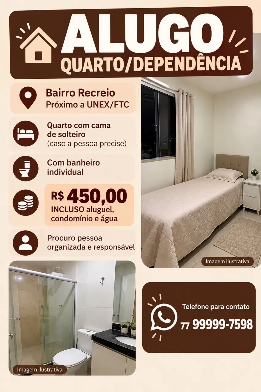 Alugo Quarto 