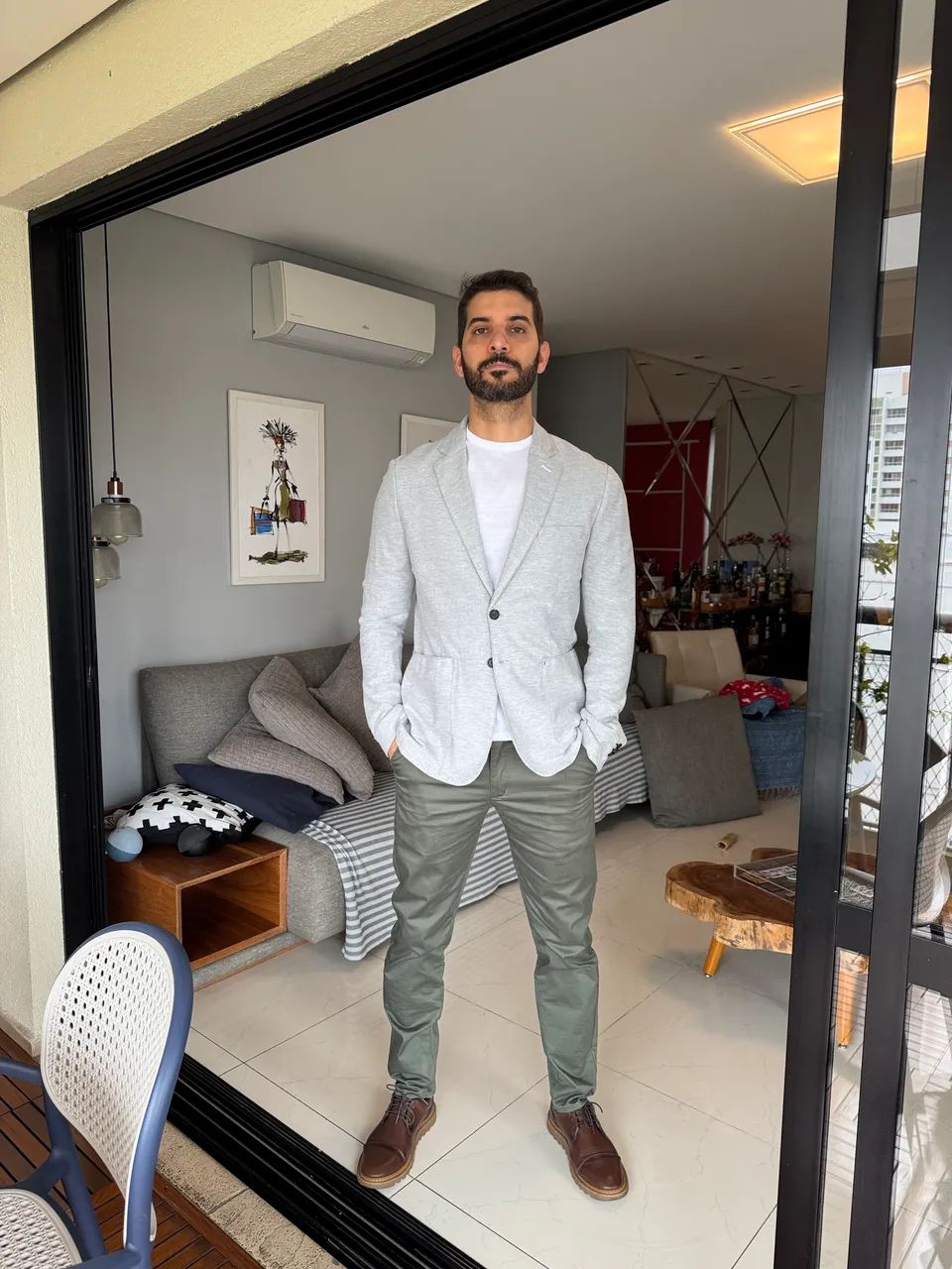 Brazer Linho cinza claro  - Foto 3