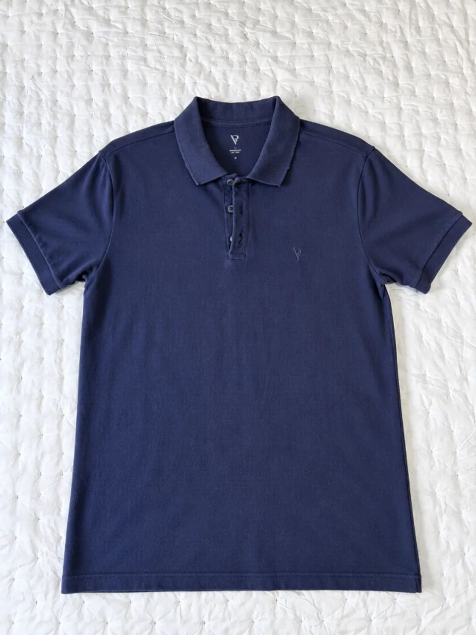 camisa polo azul vr