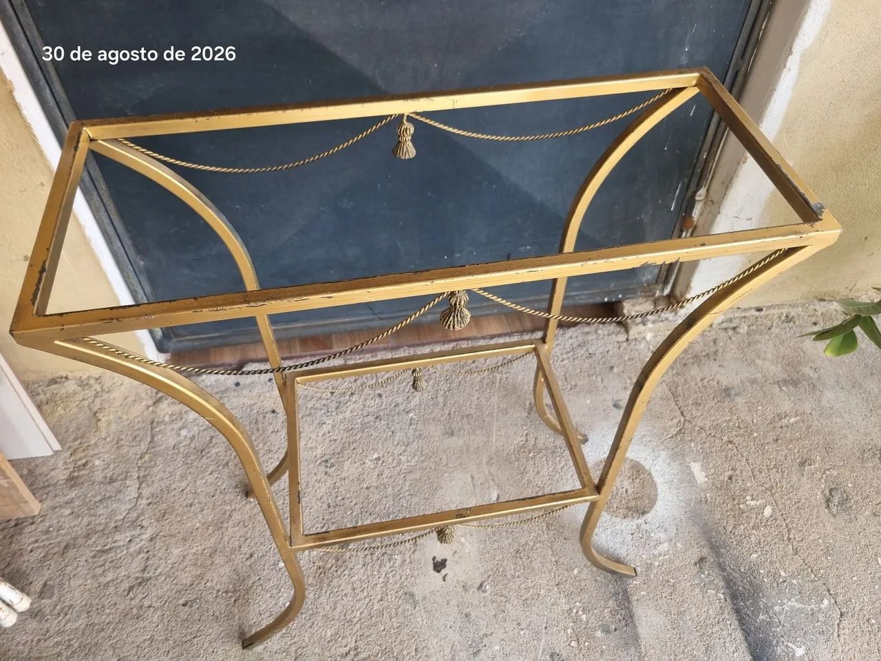 Pesa de canto de ferro Antiga