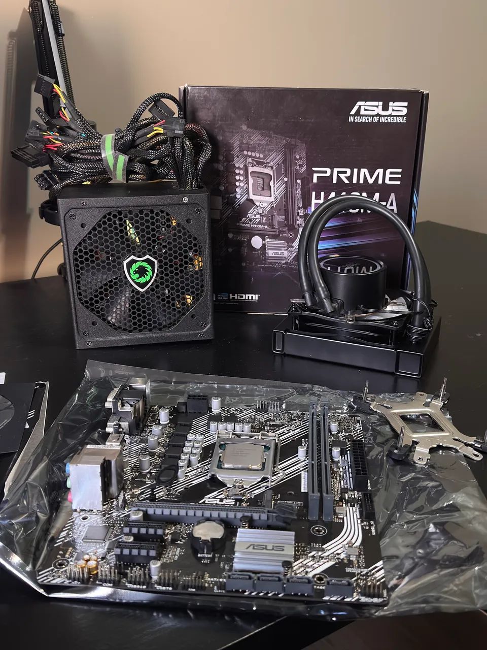 VENDO KIT PC - Processador: Intel Core i3-10100F,   Placa-mãe: ASUS Prime H410M-A - Foto 2