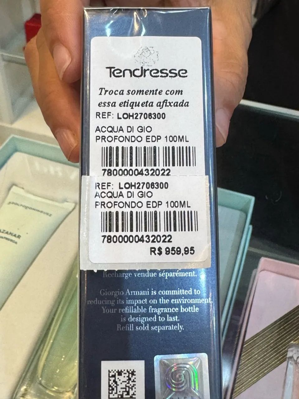 Perfume Aqua di Gio Profondo Parfum 100ml - NF da Giorgio Armani  - Foto 4