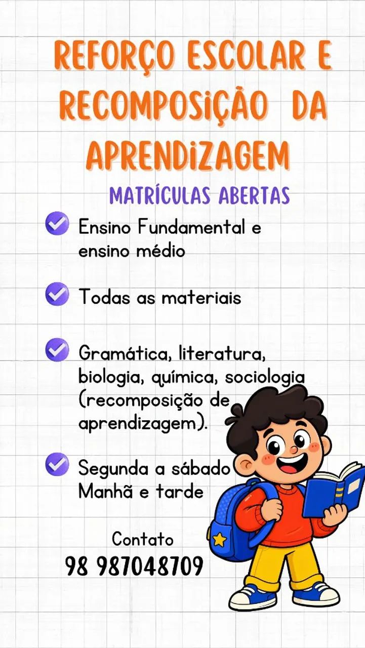Reforço escolar 