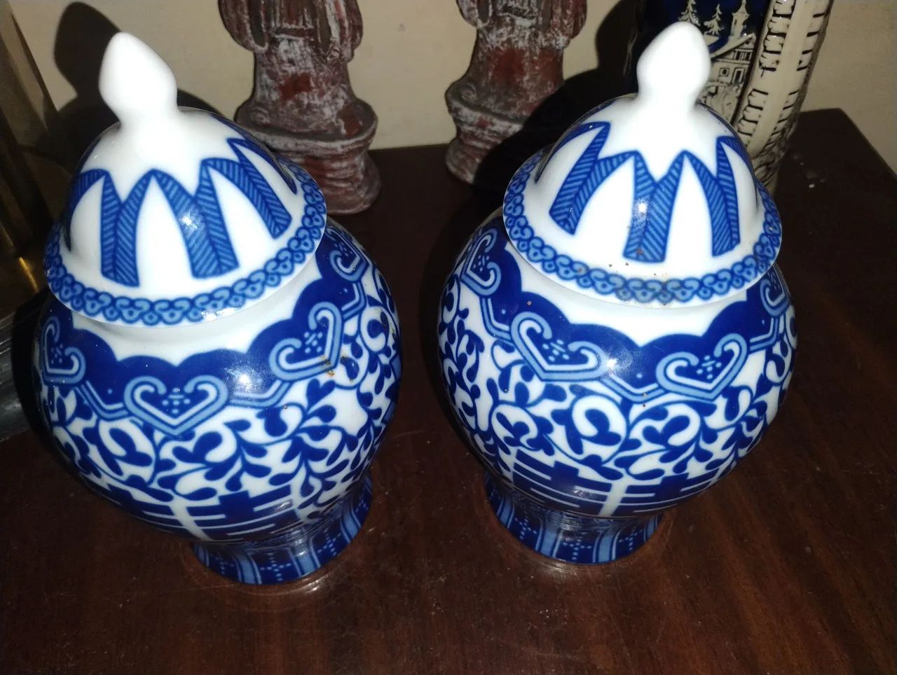 Par de Vasos chineses gengibre séc.XVIII - Foto 2