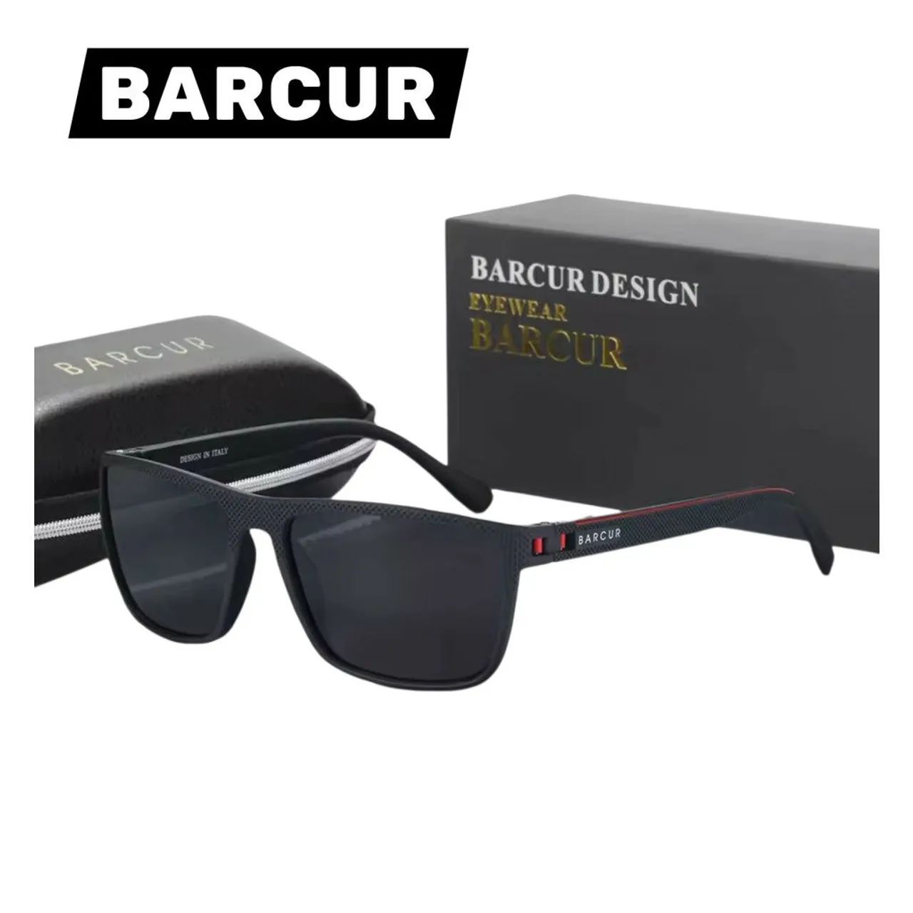 Barcur óculos de sol TR90 UV400