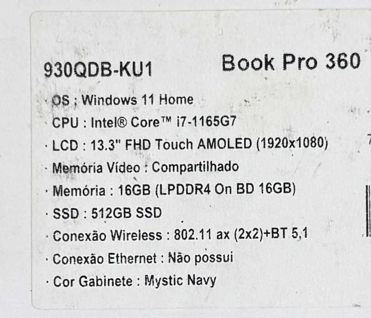 Notebook Galaxy Book Pro 13? | i7 | 500ssd | 16GB Ram - Foto 4