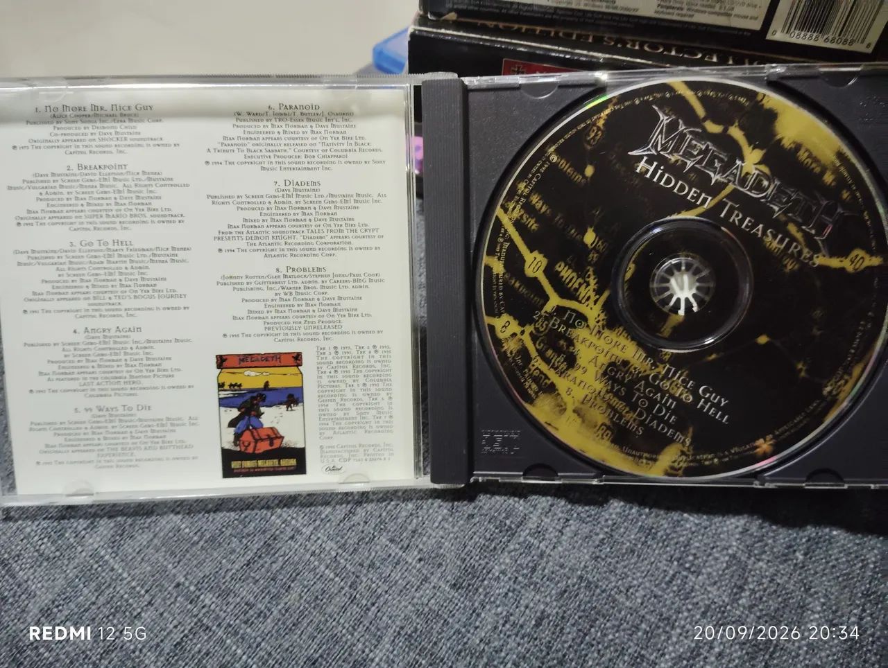 CD MEGADETH HIDDEN TREASURES - Foto 3