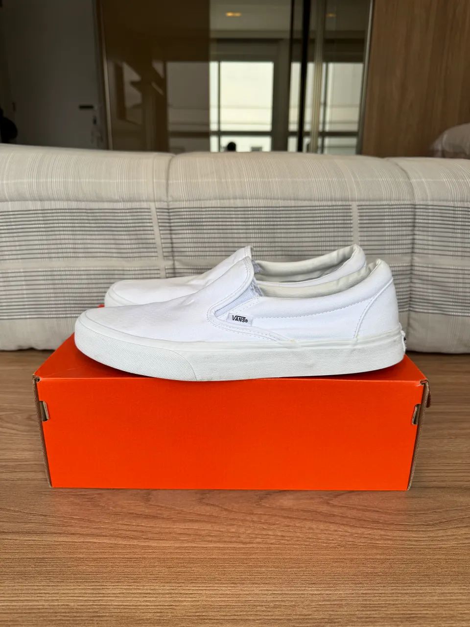 TÊNIS VANS SLIP-ON BRANCO - Foto 2