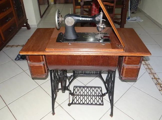 Maquina de costura SINGER antiga - 1916 - Foto 4