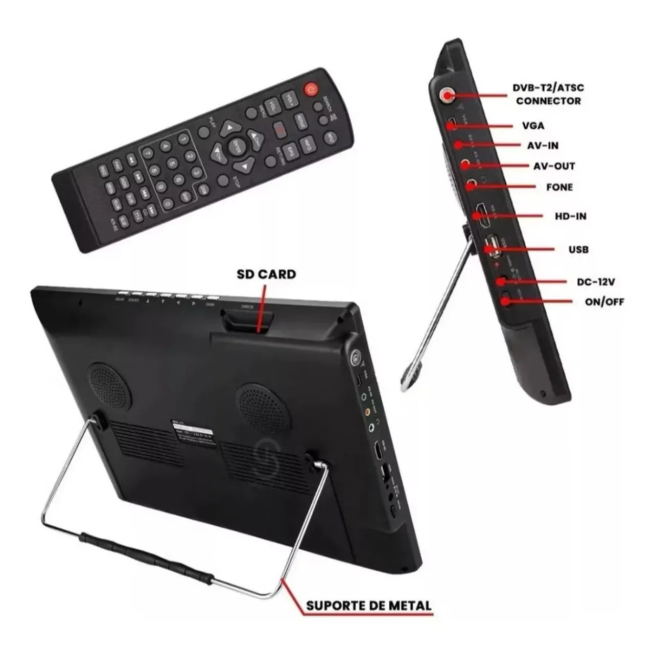 MONITOR DE LED 15.4" PORTATIL TOMATE - Foto 2