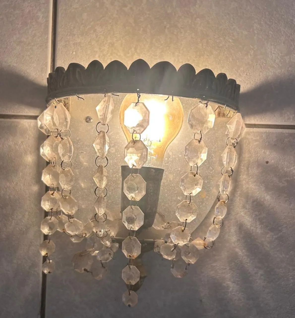 Conjunto lustre de Cristal - Foto 3