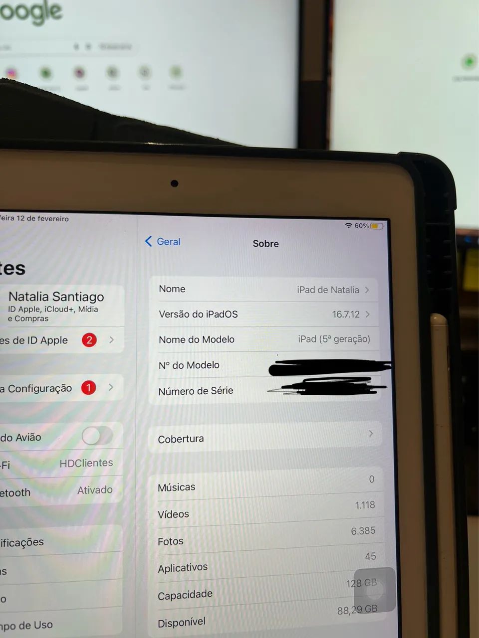 iPad 5 geração 128gb - Foto 5