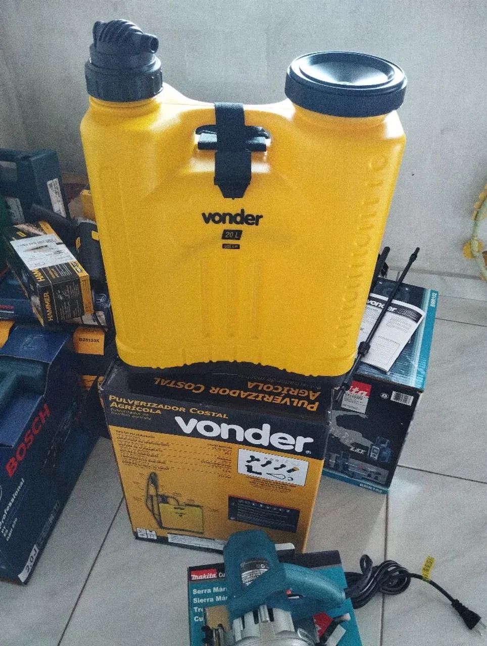 PULVERIZADOR AGRÍCOLA 20L VONDER 