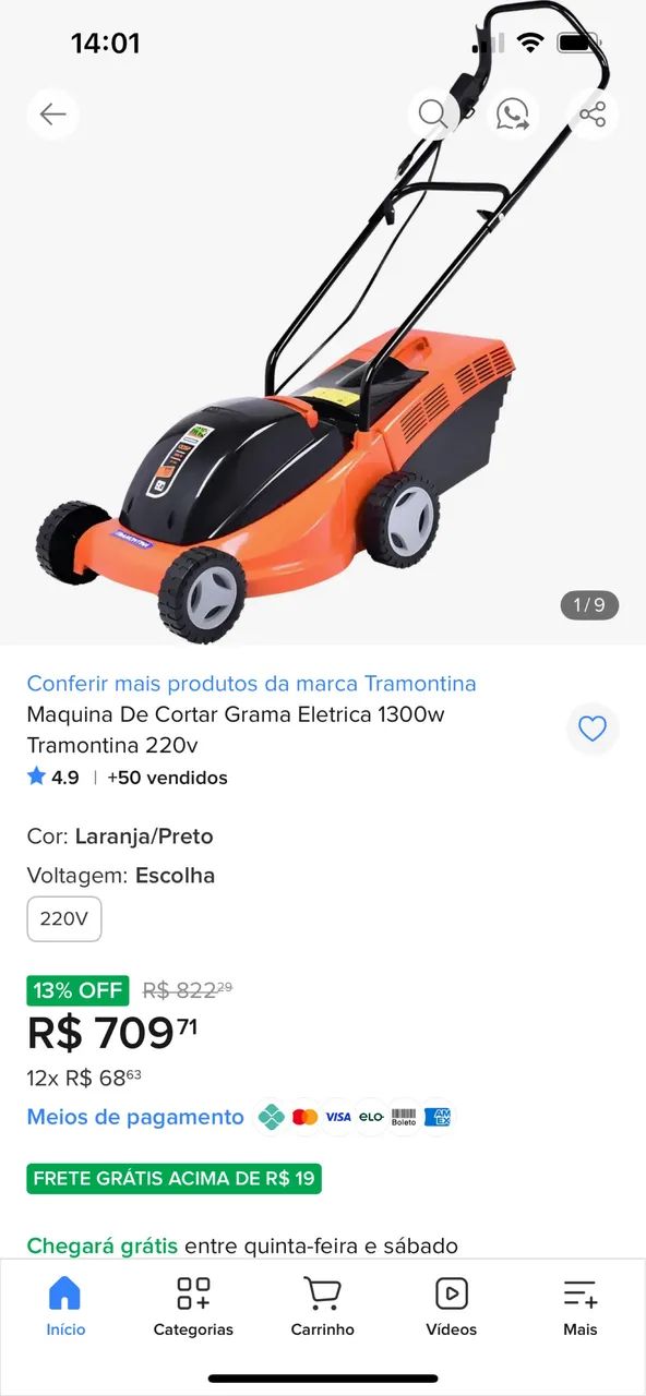 Roçadeira grama  - Foto 3