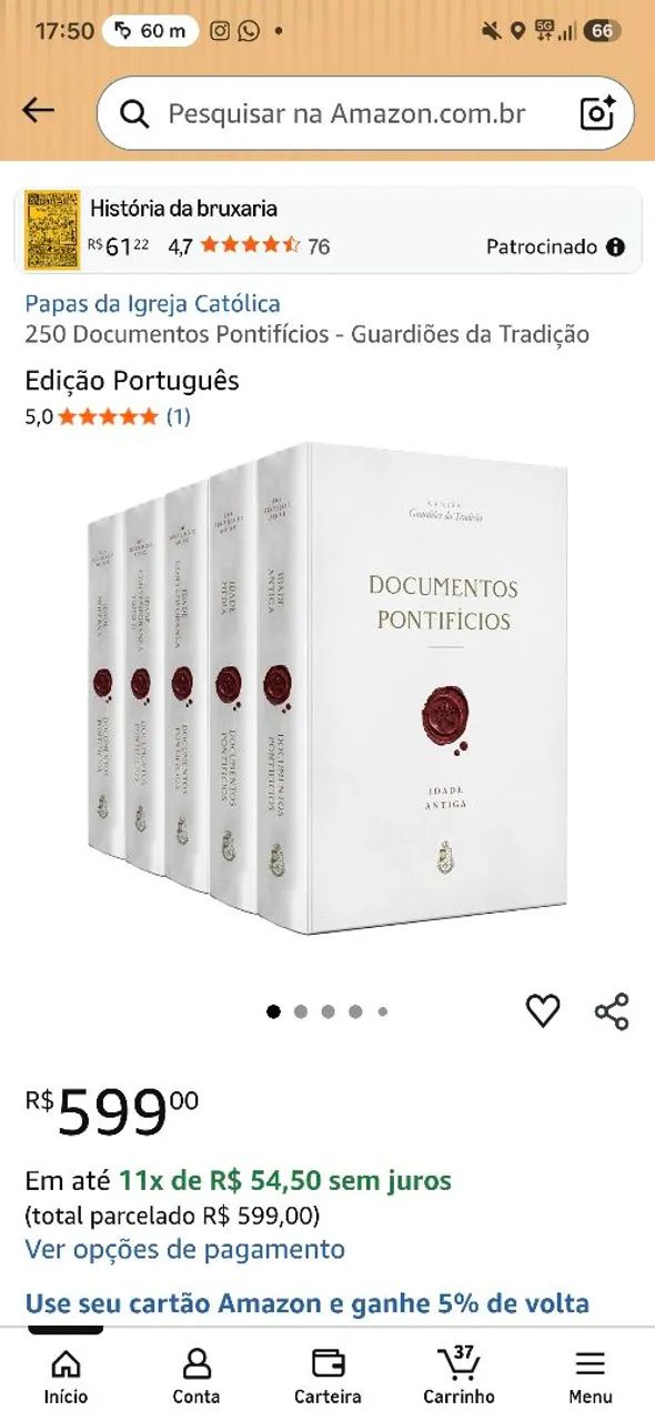 Coleção Documentos Pontifícios - oportunidade! - Foto 3