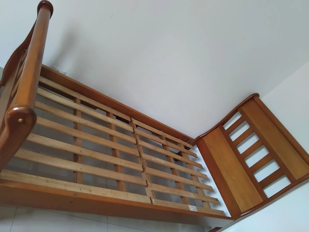 Cama De Solteiro Madeira Maciça  - Foto 3
